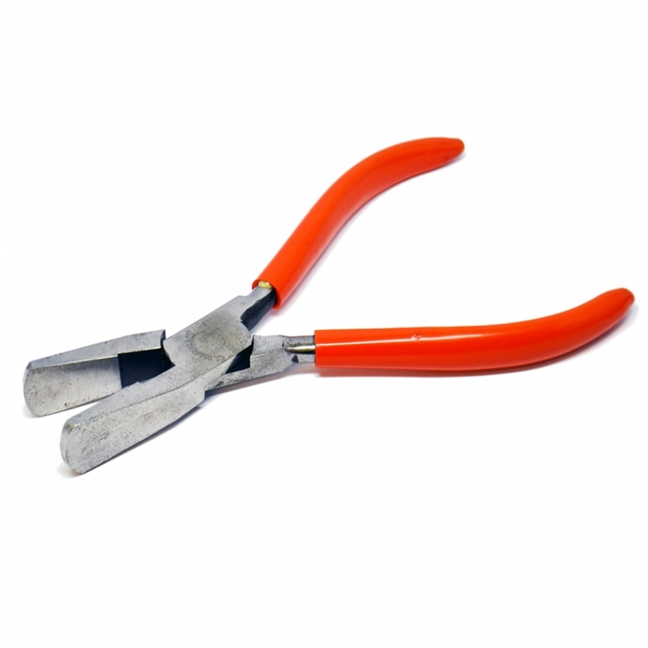 C.S. Osborne –  Duck Bill Saddlers Pliers (Serrated or Smooth Jaw) – Smooth – Red Colour – Textile Tools & Accessories