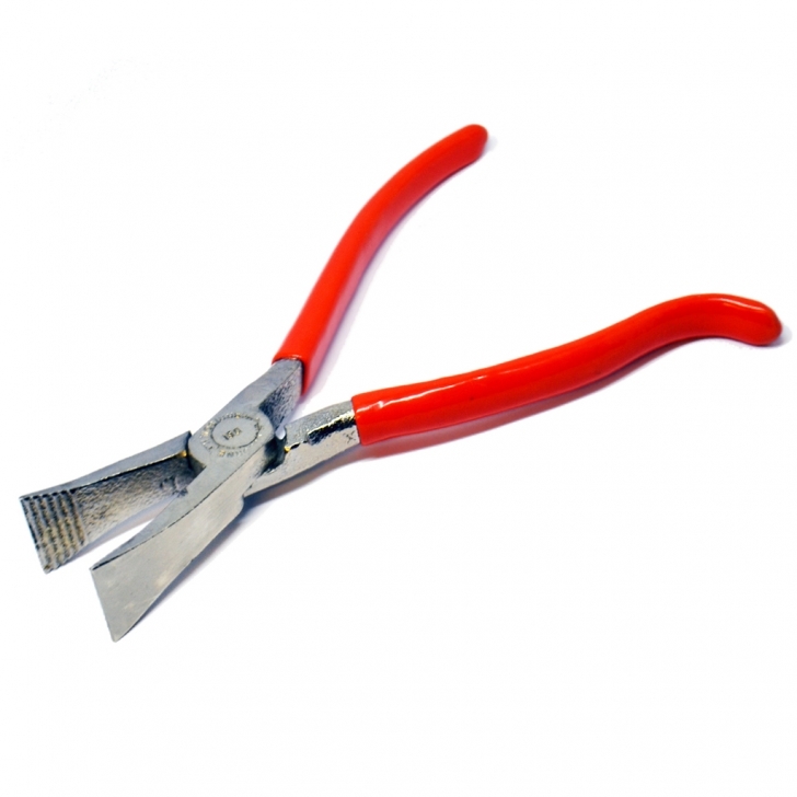 C.S. Osborne –  Duck Bill Pliers (Serrated or Smooth Jaw) – Serrated – Red Colour – Textile Tools & Accessories