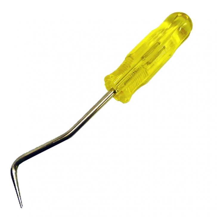 C.S. Osborne –  No. 18 Bent Shim Extractor – 8.5″ – Yellow Colour – Textile Tools & Accessories