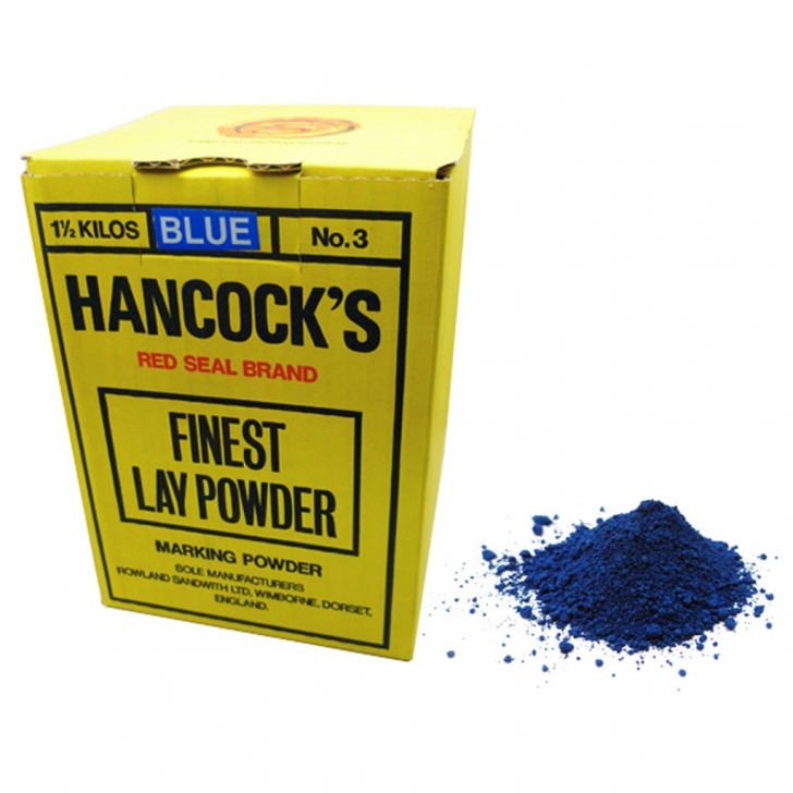H.H Hancock – Hancocks Lay Powder No. 3  – 1.5KG – Blue – Blue Colour – Textile Tools & Accessories