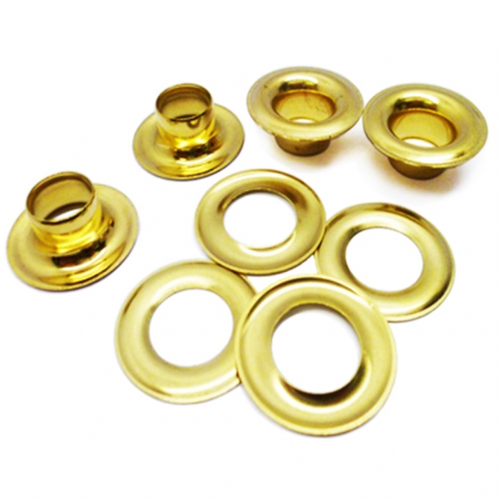 C.S. Osborne – Solid Brass Eyelets – Gold Colour – Textile Tools & Accessories