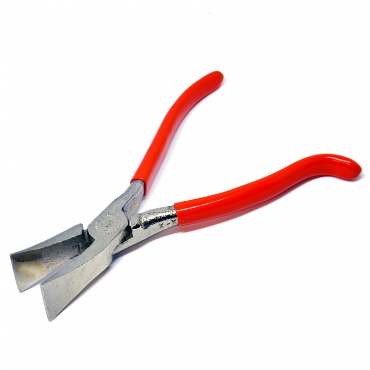 C.S. Osborne –  Duck Bill Pliers (Serrated or Smooth Jaw) – Smooth – Red Colour – Textile Tools & Accessories