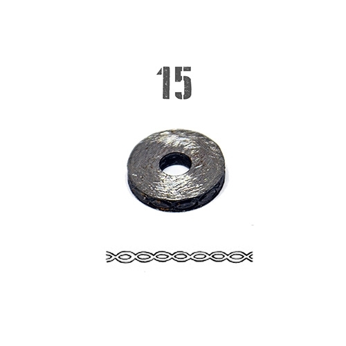 C.S. Osborne –  Embossing Wheels – 15 – Silver Colour – Textile Tools & Accessories