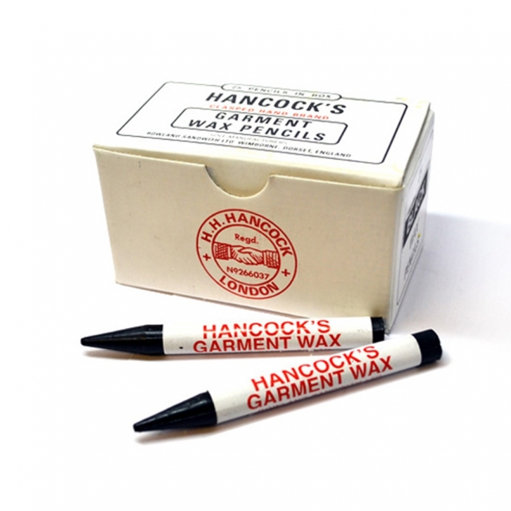 H.H Hancock – Hancocks Garment Marking Wax Pencils (25’s) – Black – Black Colour – Textile Tools & Accessories