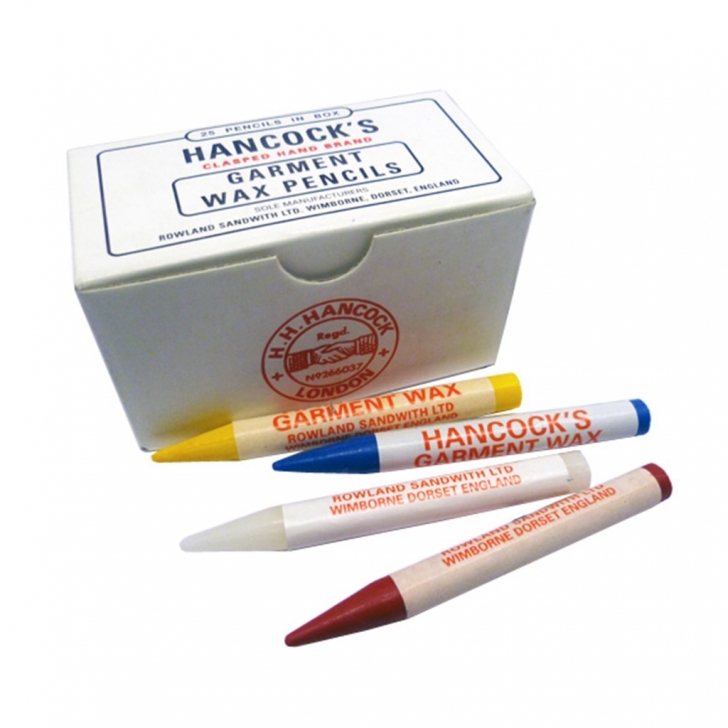 H.H Hancock – Hancocks Garment Marking Wax Pencils (25’s) – Assorted – Multi Colour – Textile Tools & Accessories