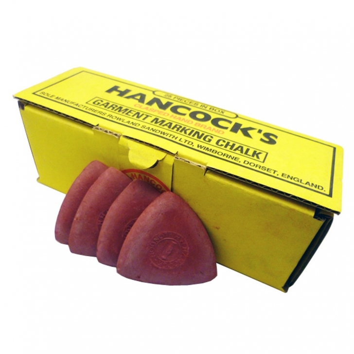 H.H Hancock – Hancocks Red Tailors Marking Chalk 12 / 25 / 50 – 25 – Red Colour – Textile Tools & Accessories