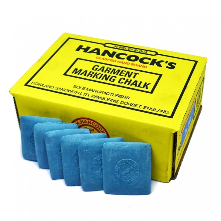 H.H Hancock – Hancocks Blue  Garment Marking Chalk (Squares) – Blue Colour – Textile Tools & Accessories
