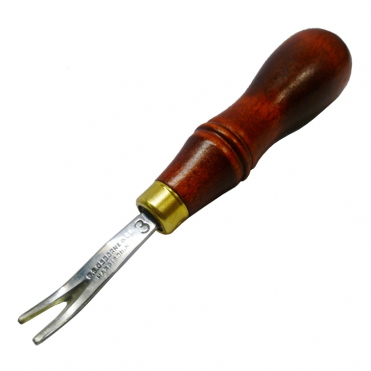 C.S. Osborne –  No. 125 Common Edge Tool – 2 – Brown Colour – Textile Tools & Accessories