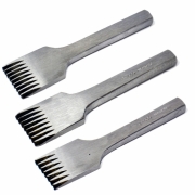 C.S. Osborne –  No. 609 Pricking Chisel / Prickling Iron – 609-7 (6 cuts per inch) – Silver Colour – Textile Tools & Accessories