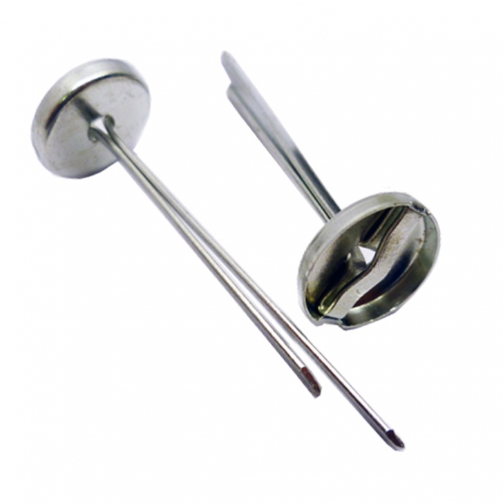 H.Webber – Prong Button Backs (Clinch Buttons) – Silver Colour – Textile Tools & Accessories