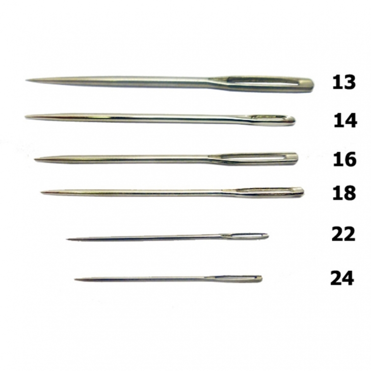 C.S. Osborne –  No. 562 Tapestry Needles – Sharp Point (25’s) – 20 (45mm) – Silver Colour – Textile Tools & Accessories