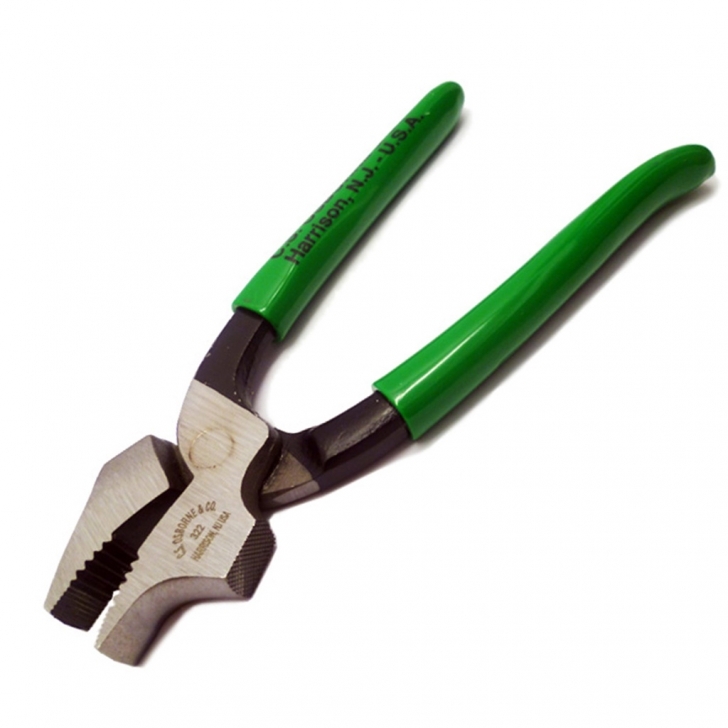 C.S. Osborne –  No. 322 Short Jaw Lasting Pliers / Pincers – Green Colour – Textile Tools & Accessories