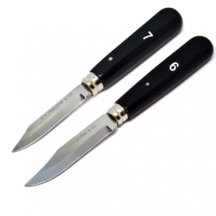 C.S. Osborne –  No 6/7 Sloyd Knife – 6 – Black Colour – Textile Tools & Accessories