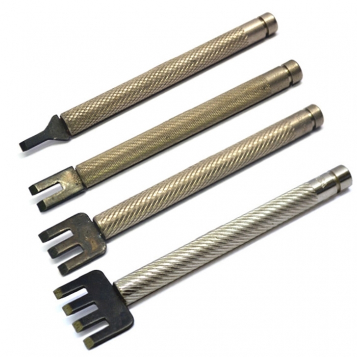 C.S. Osborne –  No. 491 / 492 / 493 / 494 Thonging Chisel – Silver Colour – Textile Tools & Accessories