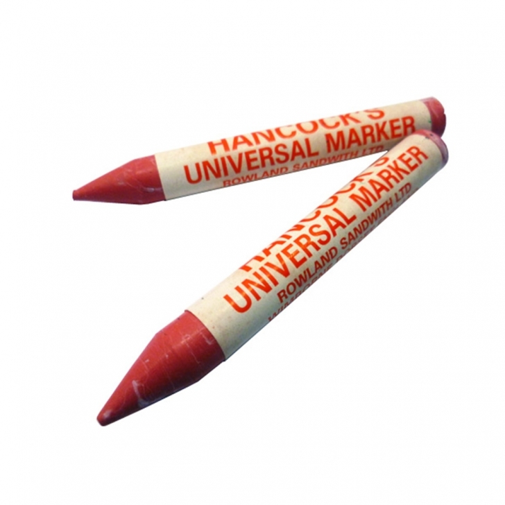 H.H Hancock – Hancocks Universal Marking Pencils (50’s) – Red – Red Colour – Textile Tools & Accessories