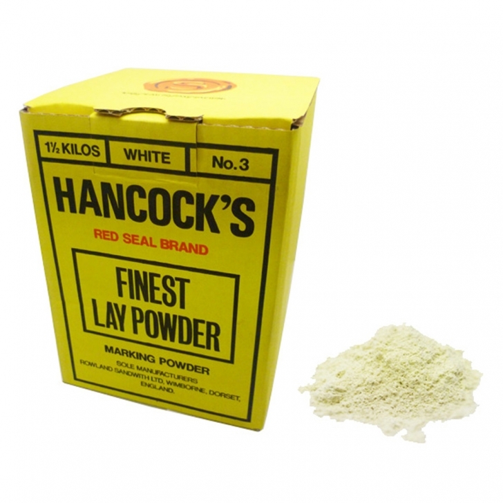 H.H Hancock – Hancocks Lay Powder No. 3  – 1.5KG – White – White Colour – Textile Tools & Accessories