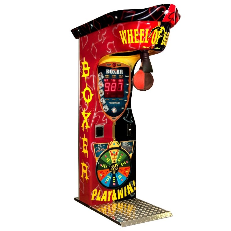 Kalkomat Wheel of Boxing Boxer Arcade Machine – Excel Leisure Games