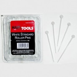 White Standard Roller Pins – Hair Supplies Direct