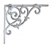 Knobbles & Bobbles – Vine Shelf Bracket – White – Aluminium – 228 x 198mm – Variant 24353