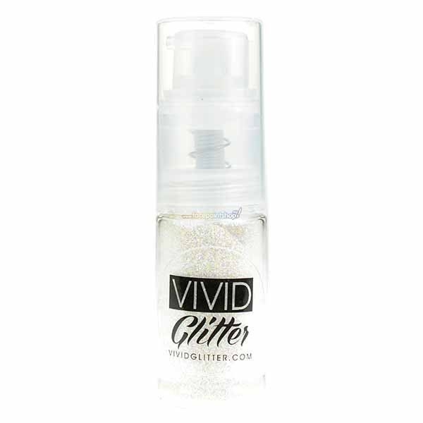 Vivid Glitter Fine Mist Pump White Holo – Dublin Body Paint