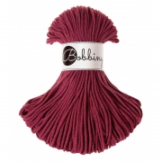 Bobbiny Corde Macramé Tressée Junior 3mm (Wine Red) 100m