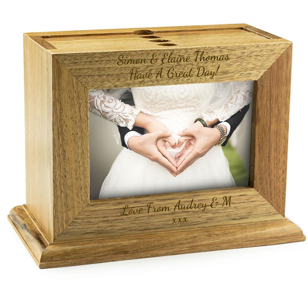 Wooden Box Frame Photo Album