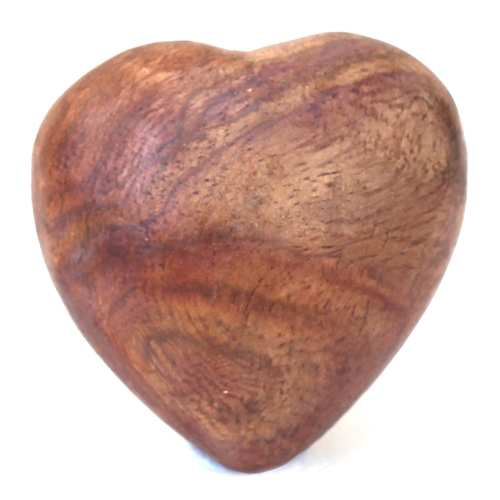 Knobbles & Bobbles – Heart Cabinet Knob – Cupboard Hardware – Brown – Wood – 3.8 x 4cm – Variant 5581
