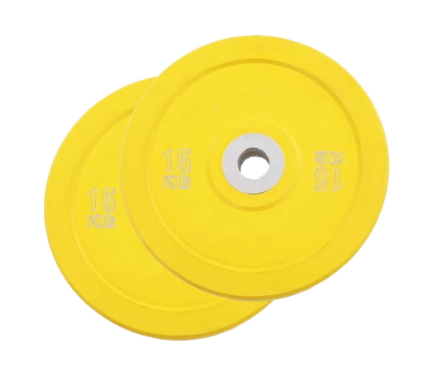 Coloured Bumper Plates For Sale | Fitness Equipment Dublin 15kg pair