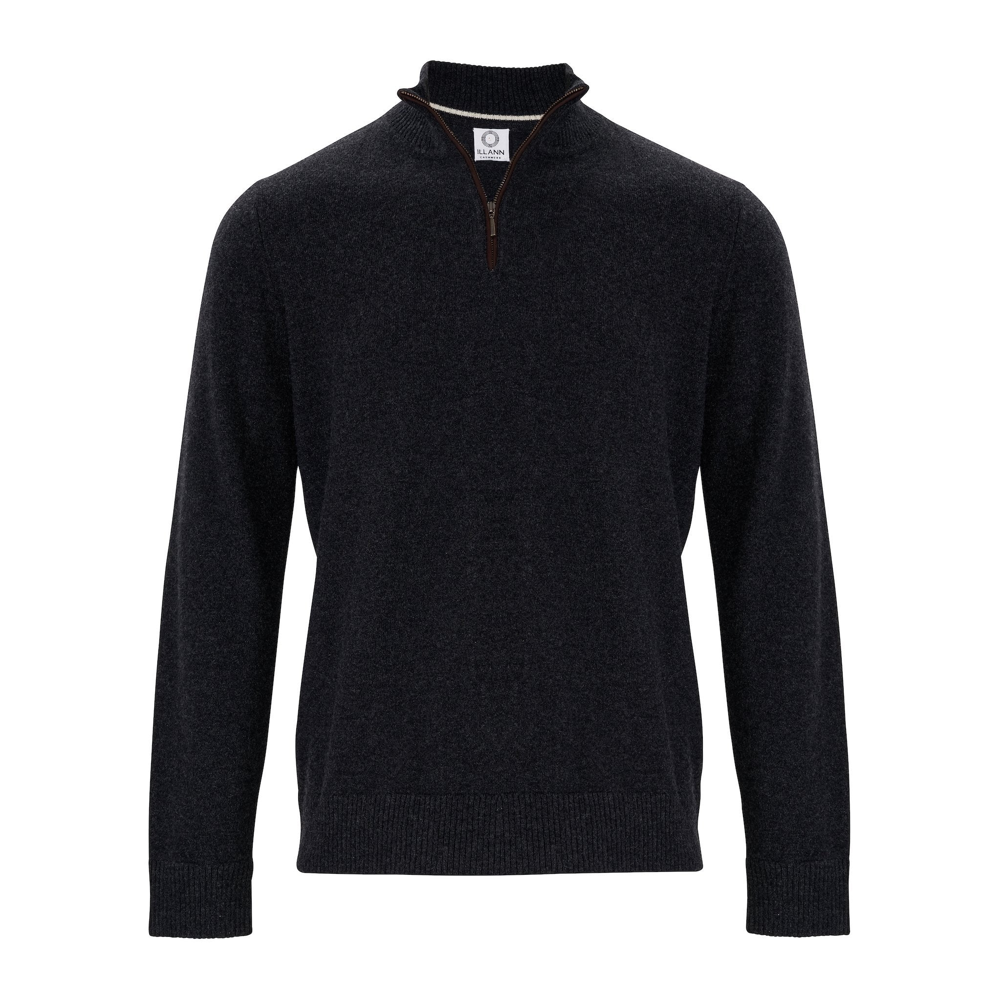 Zip Neck Two ply – Charcoal M