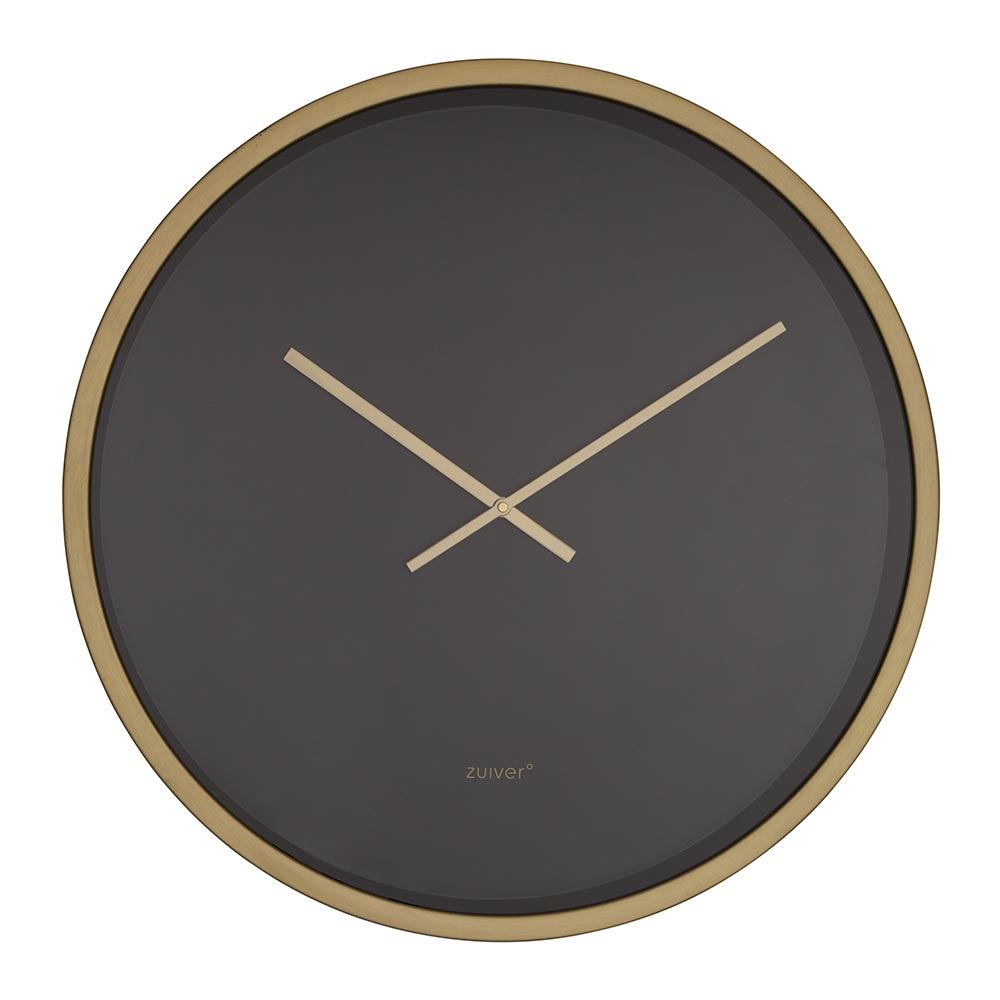 Zuiver – Time Bandit Clock – Brass – Black / Brass – Powder Coated Steel / Aluminium –