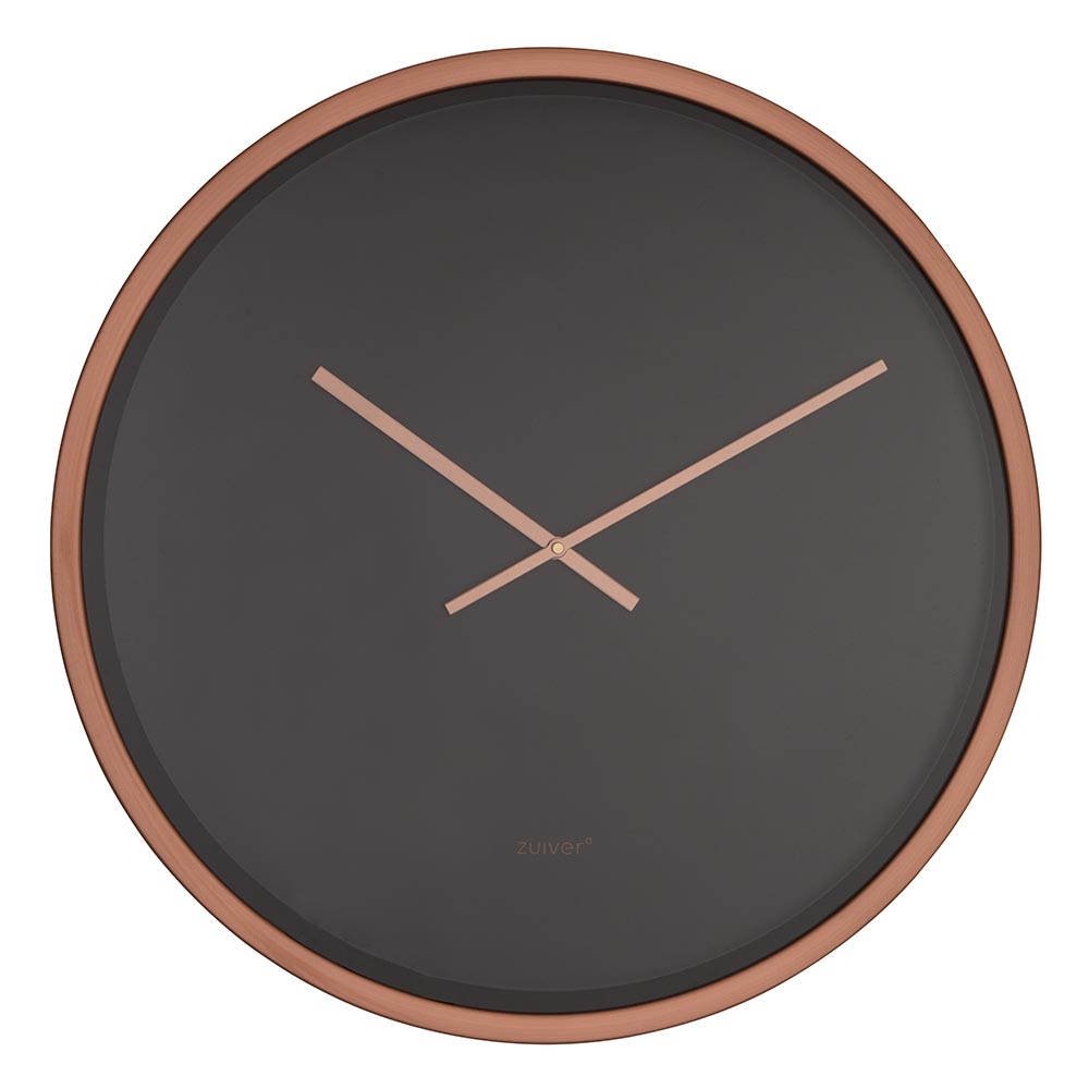Zuiver – Time Bandit Clock – Copper – Black / Copper – Powder Coated Steel / Aluminium –